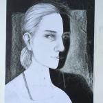 Schulprojekt 2019 "Selfi" - Grafit/Collage